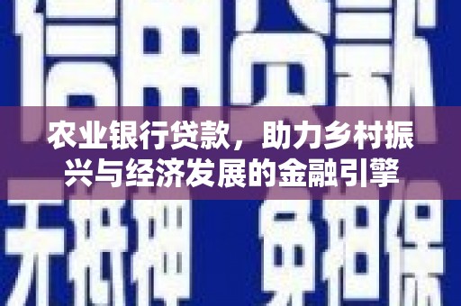 三沙农业银行贷款，助力乡村振兴与经济发展的金融引擎