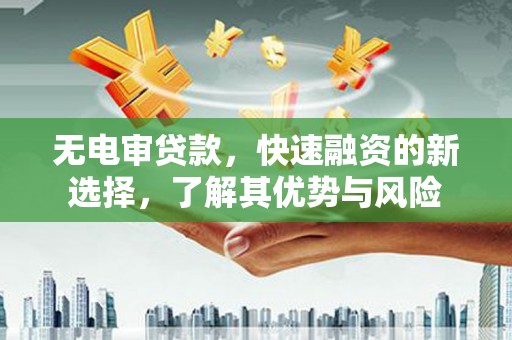 三沙无电审贷款，快速融资的新选择，了解其优势与风险