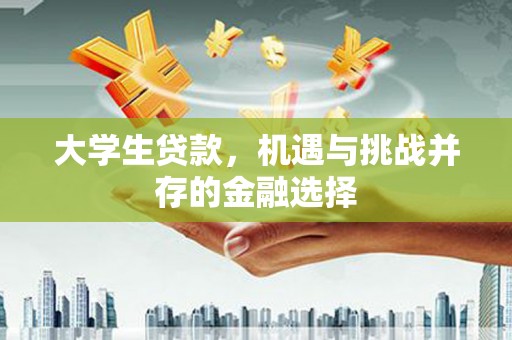 三沙大学生贷款，机遇与挑战并存的金融选择