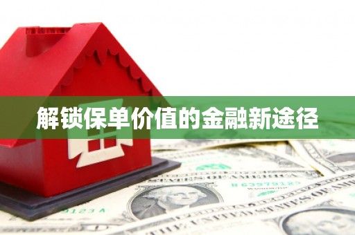 三沙解锁保单价值的金融新途径