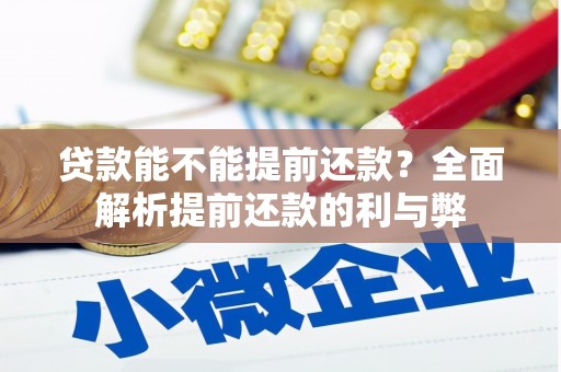 三沙贷款能不能提前还款？全面解析提前还款的利与弊