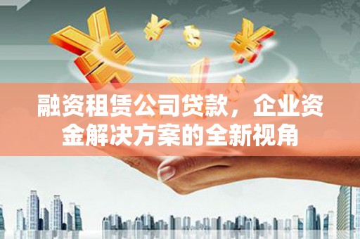 三沙融资租赁公司贷款，企业资金解决方案的全新视角