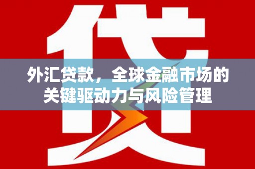 三沙外汇贷款，全球金融市场的关键驱动力与风险管理