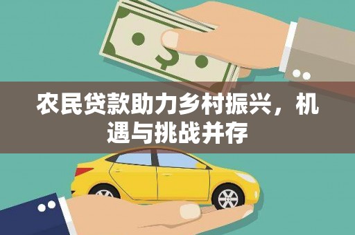 三沙农民贷款助力乡村振兴，机遇与挑战并存