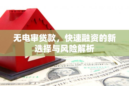 三沙无电审贷款，快速融资的新选择与风险解析