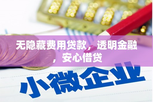 三沙无隐藏费用贷款，透明金融，安心借贷