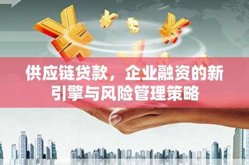 三沙供应链贷款，企业融资的新引擎与风险管理策略