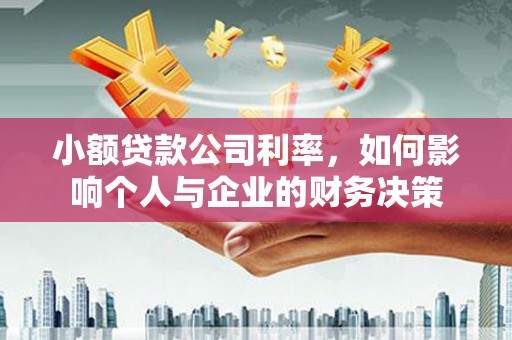 三沙小额贷款公司利率，如何影响个人与企业的财务决策