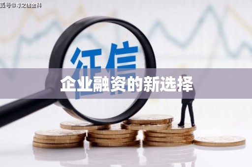 三沙企业融资的新选择