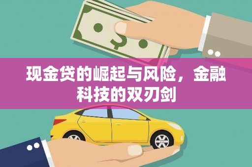 三沙现金贷的崛起与风险，金融科技的双刃剑
