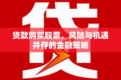 三沙贷款购买股票，风险与机遇并存的金融策略