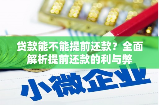 三沙贷款能不能提前还款？全面解析提前还款的利与弊