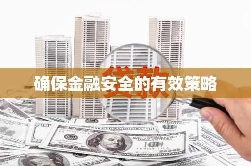 三沙确保金融安全的有效策略